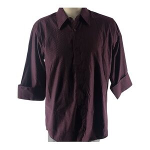 El General Deep Burgundy Casual Shirt